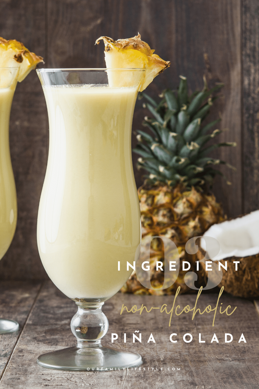 3 Ingredient Non-Alcoholic Pina Colada Recipe