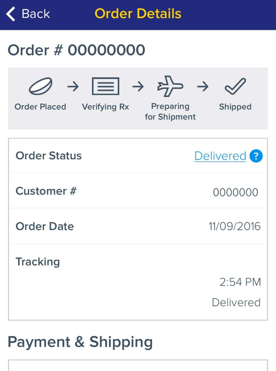 1-800 CONTACTS mobile app