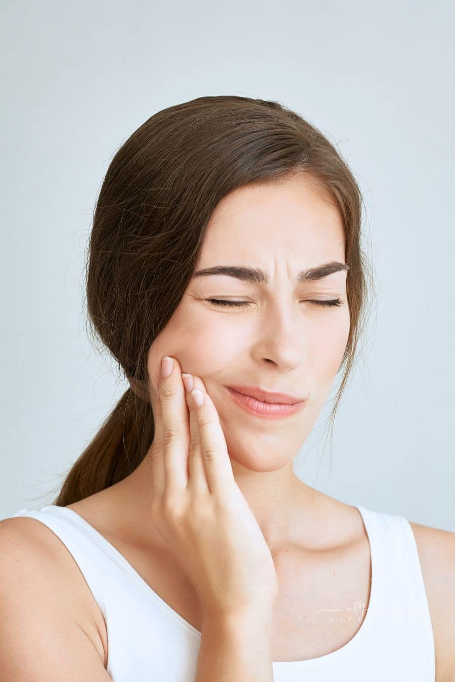 Woman with Toothache Dissatisfaction Dentistry Treatment