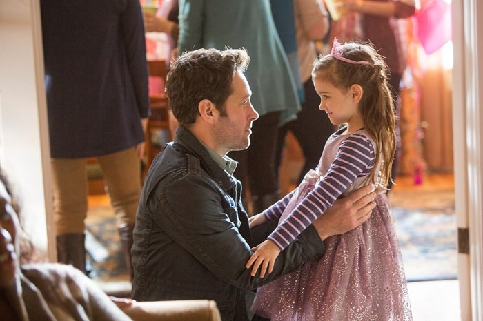 Ant-Man Paul Rudd and Abby Ryder Fortson