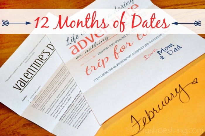 12 months of dates