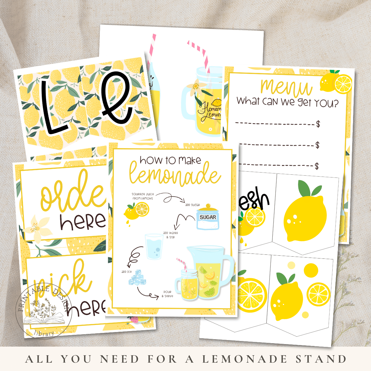 15 lemonade stand pages