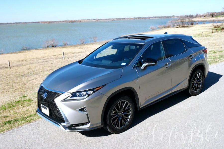 2017 Lexus RX 450h F-Sport exterior styling