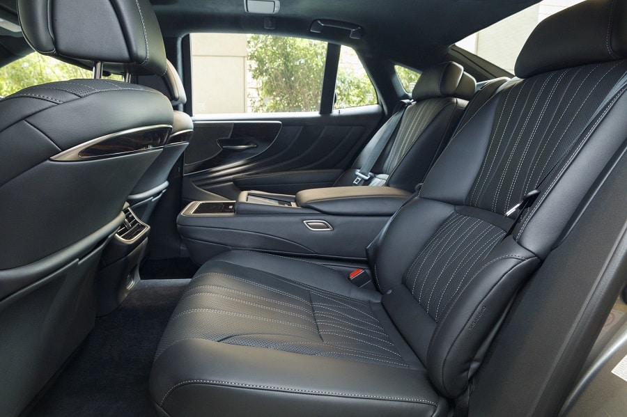 2020 Lexus LS 500h back seat ottoman
