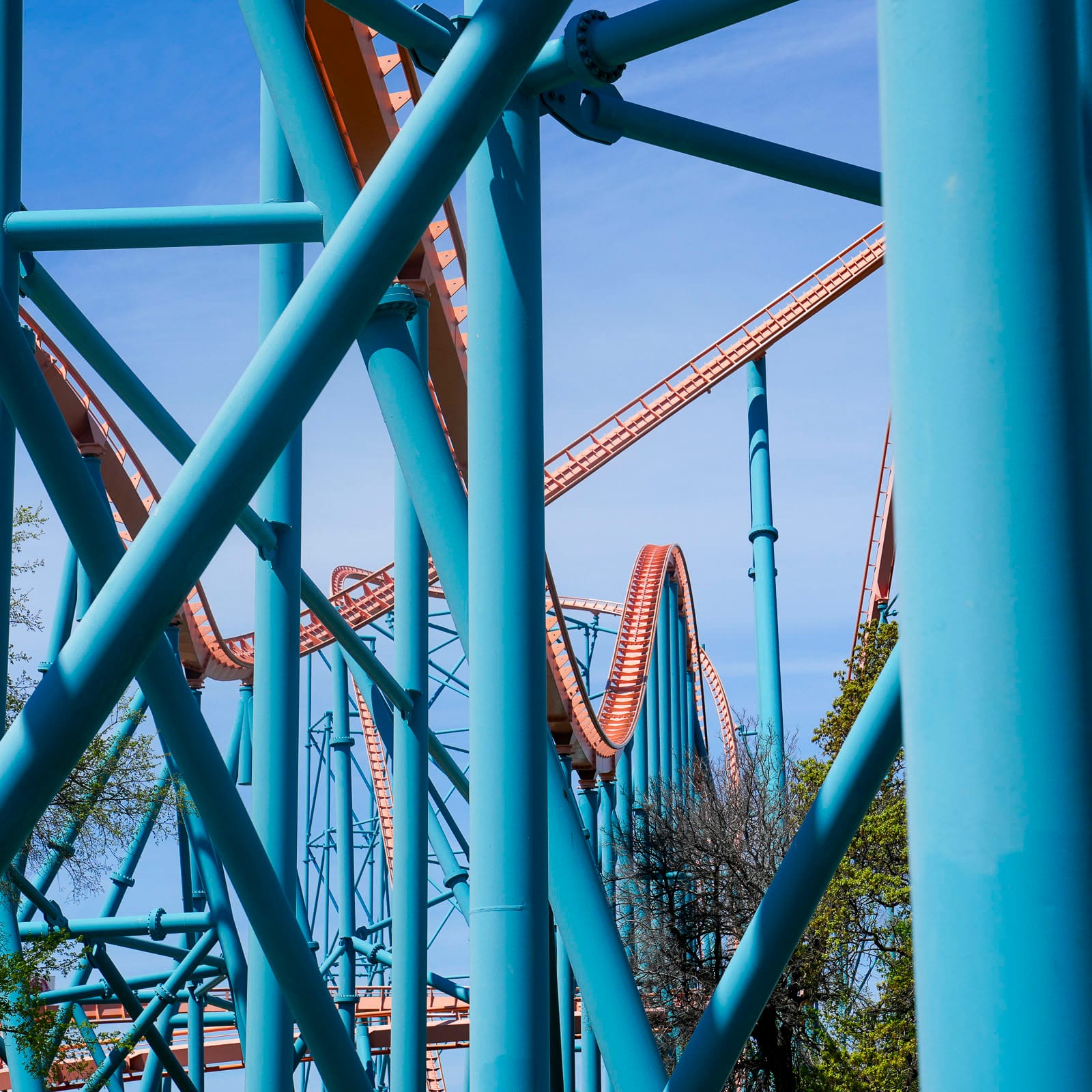Six Flags Over Texas Titan roller coaster