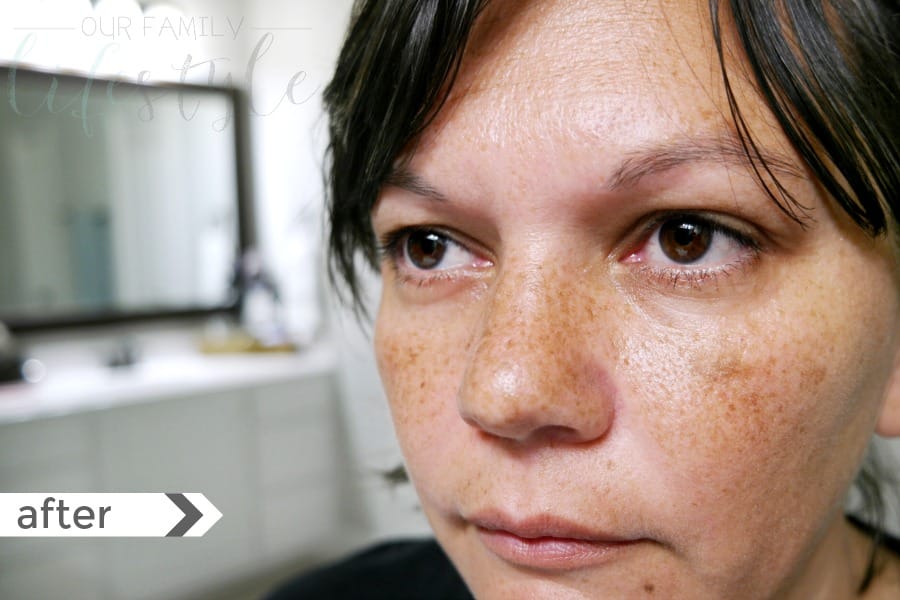 after Olay Regenerist Cream