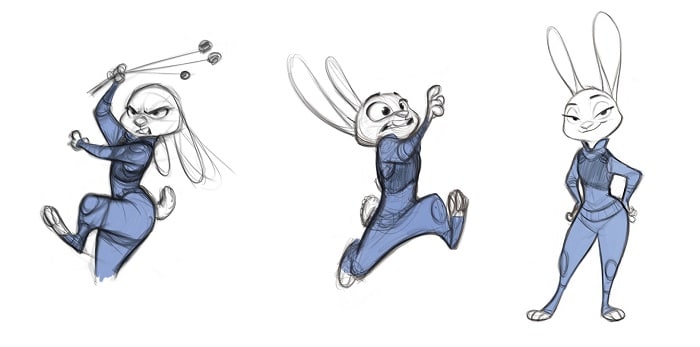 ZOOTOPIA - How to draw Judy Hopps