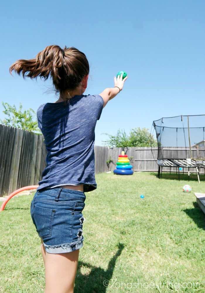 backyard olympics shot put