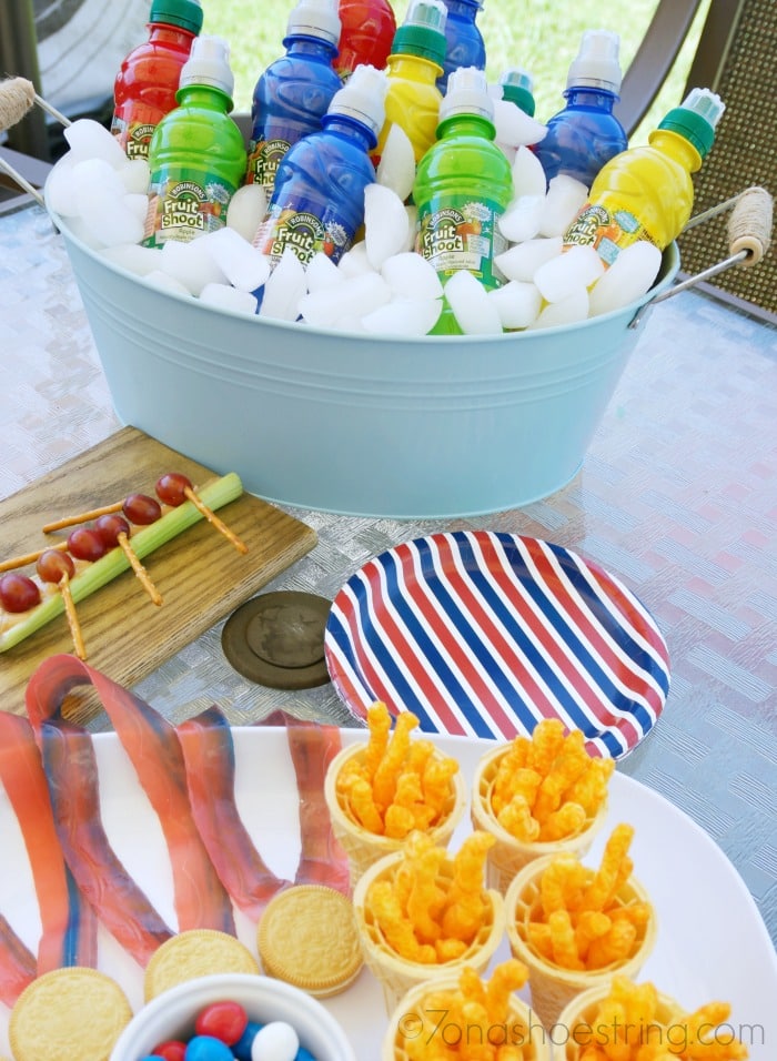 backyard olympics themed food