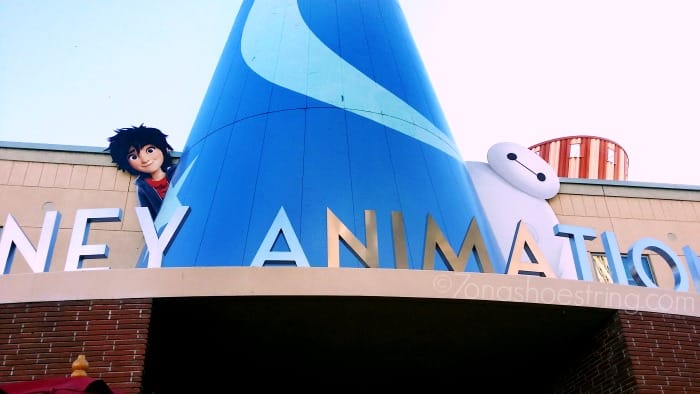 Baymax and Hiro at Disney Animation Studios