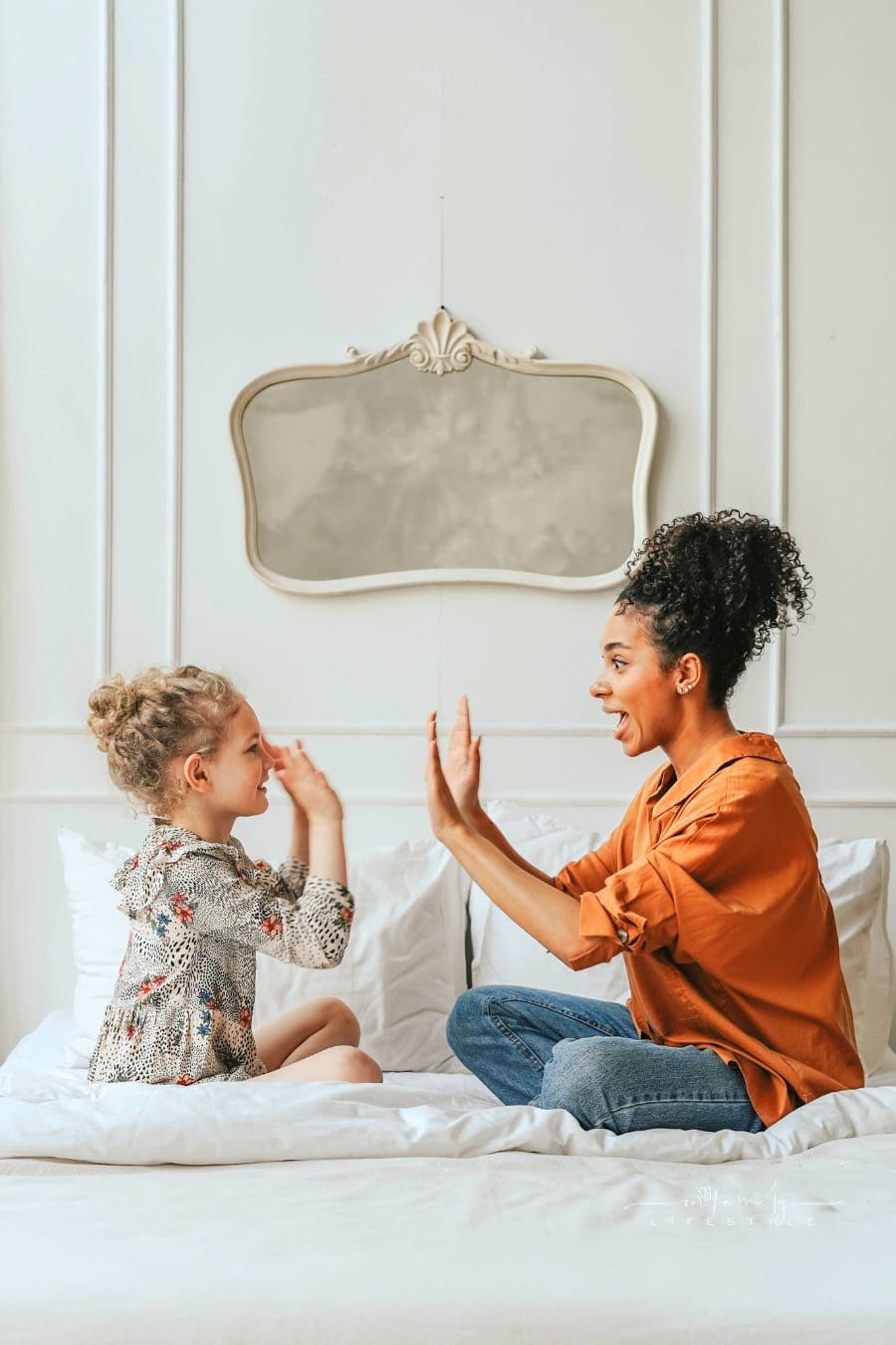 A Mother Playing with Her Foster Daughter