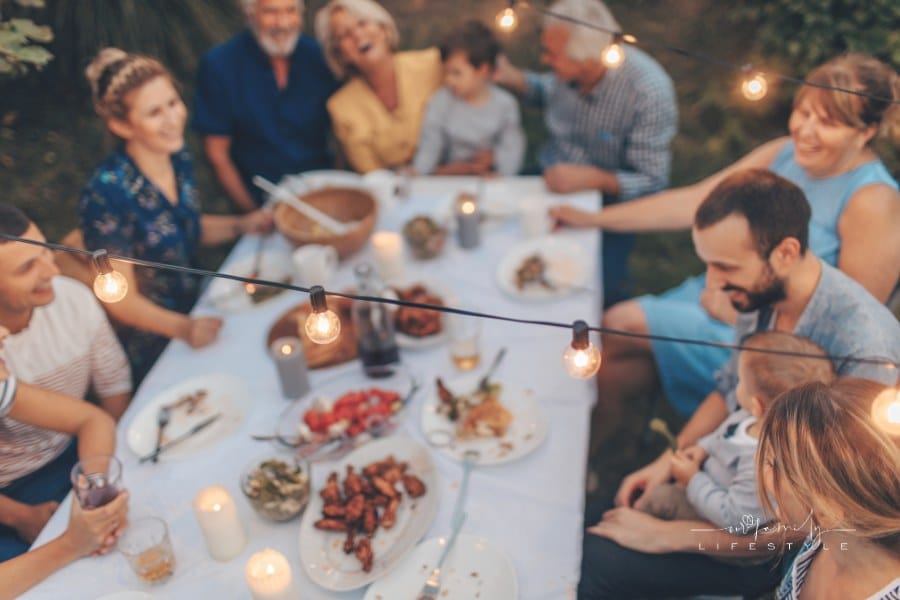 Thanksgiving dinner with family