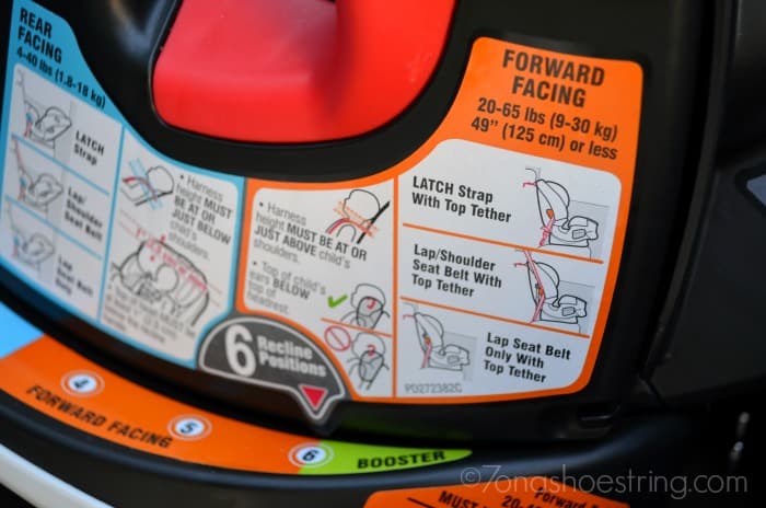 bright bold car seat instructions from Graco