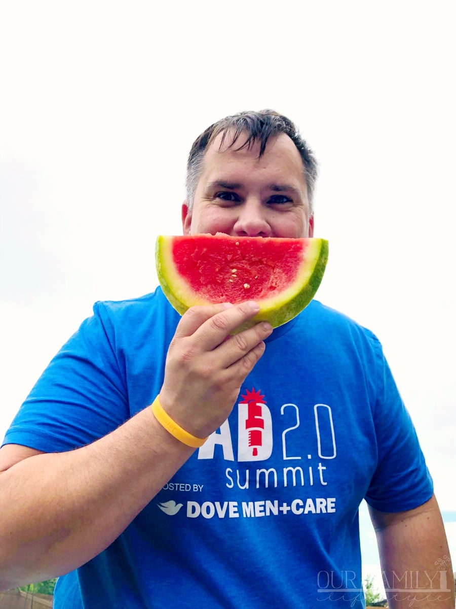Colby's watermelon smile