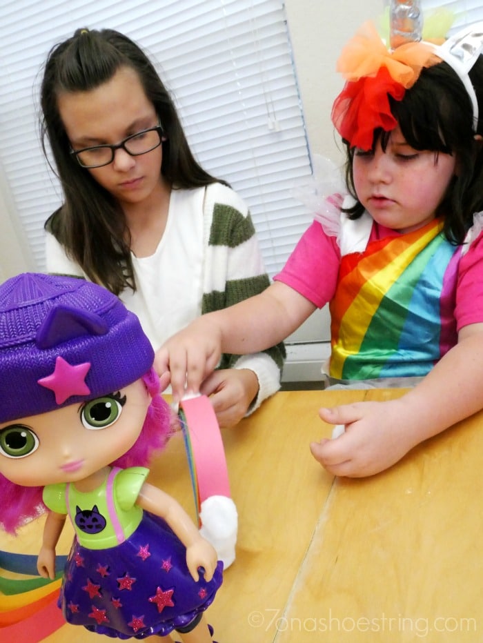 creating rainbows with Little Charmers