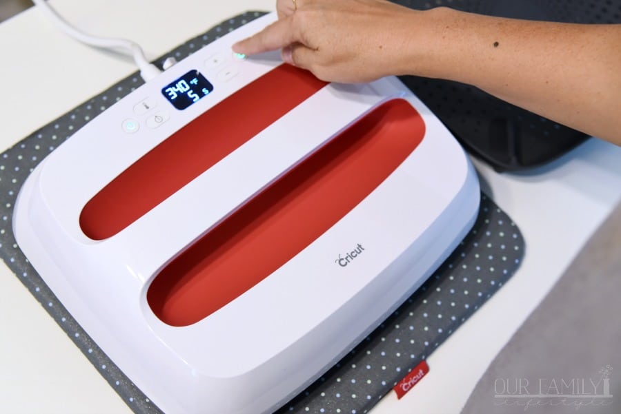 Cricut EasyPress 2 preheat