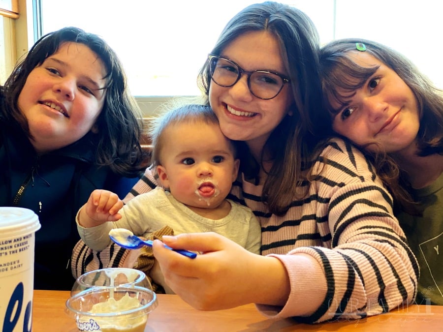 Family Meal Break at Culver's