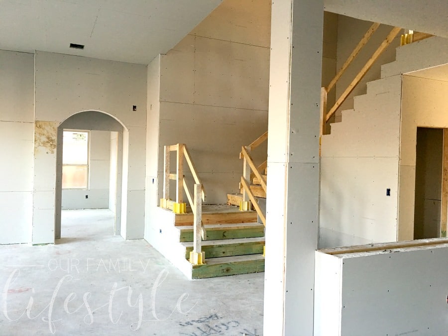 drywall makes a house