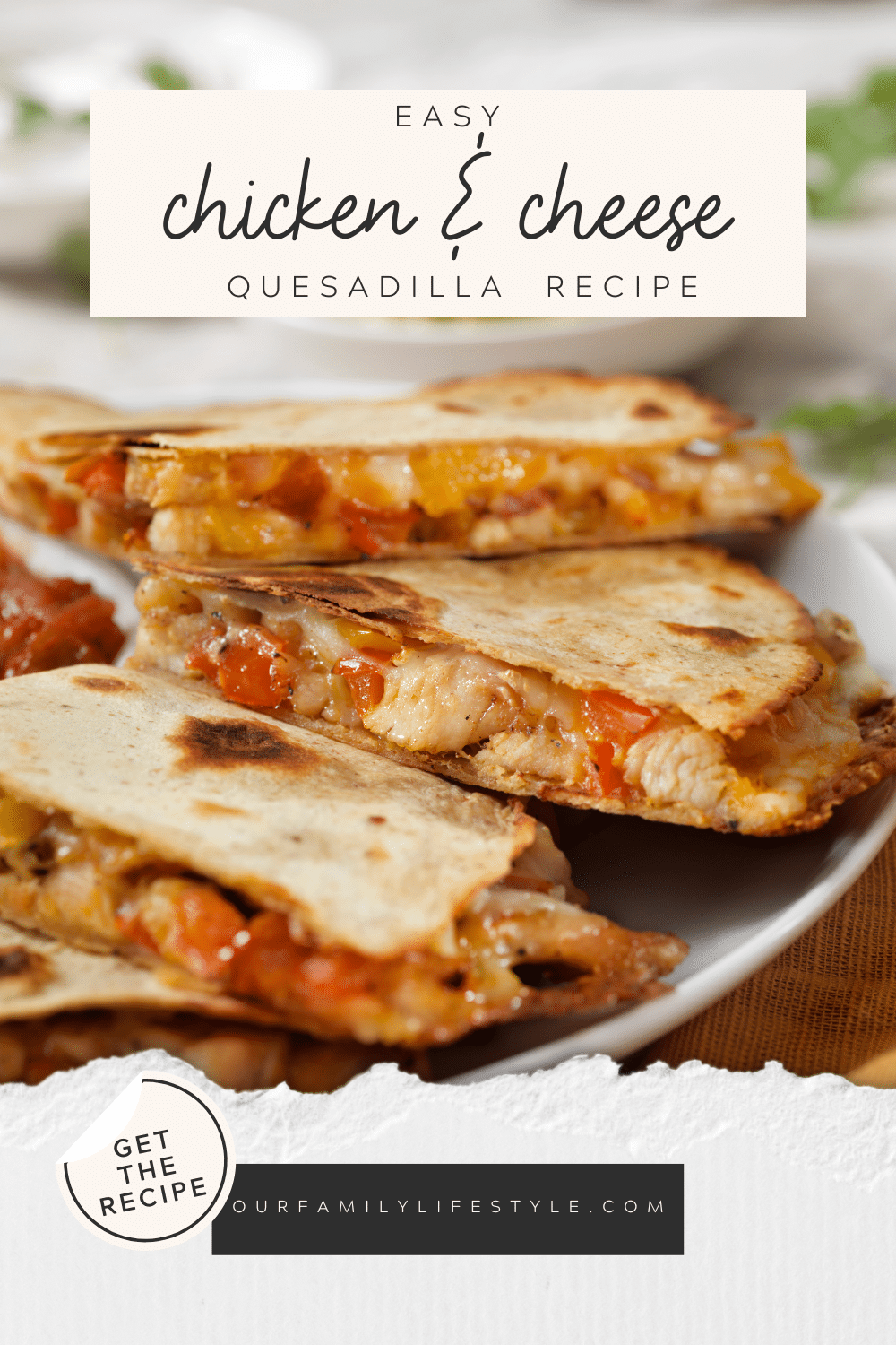 Quick and Easy Chicken Quesadilla Recipe