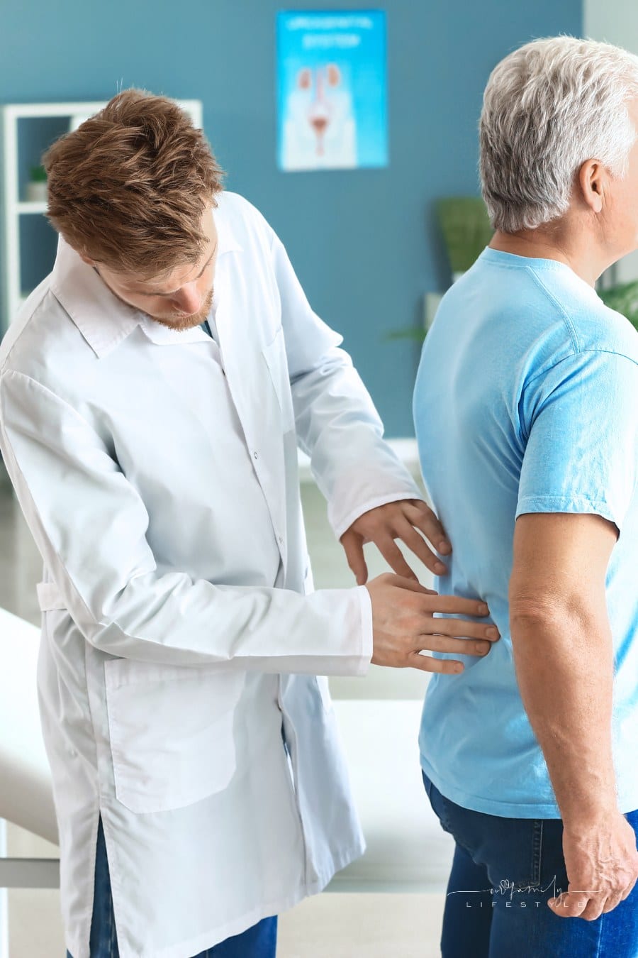 male patient being examined by a male doctor