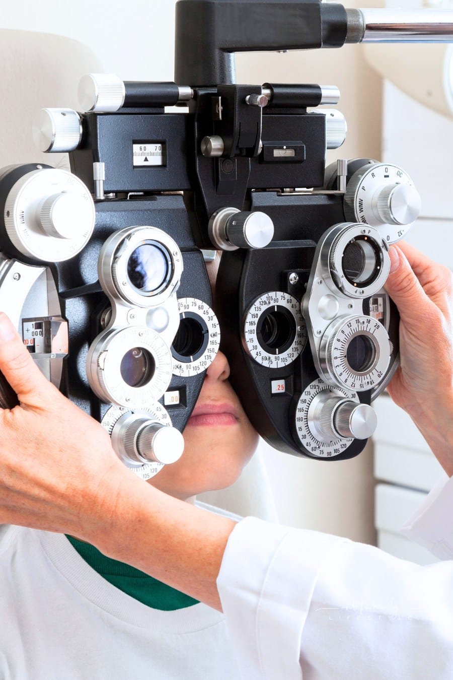 Young Boy Getting an Eye Exam