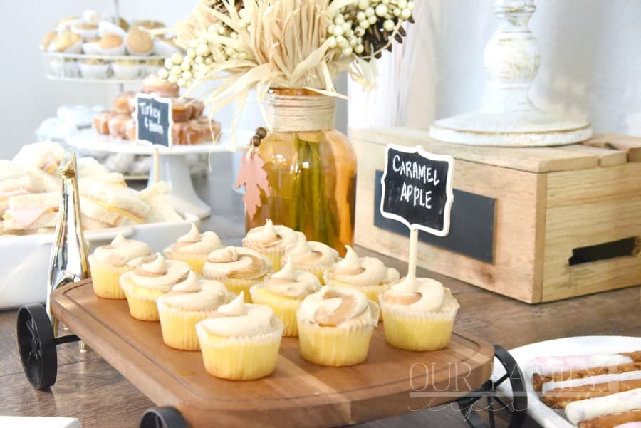 fall baby shower food