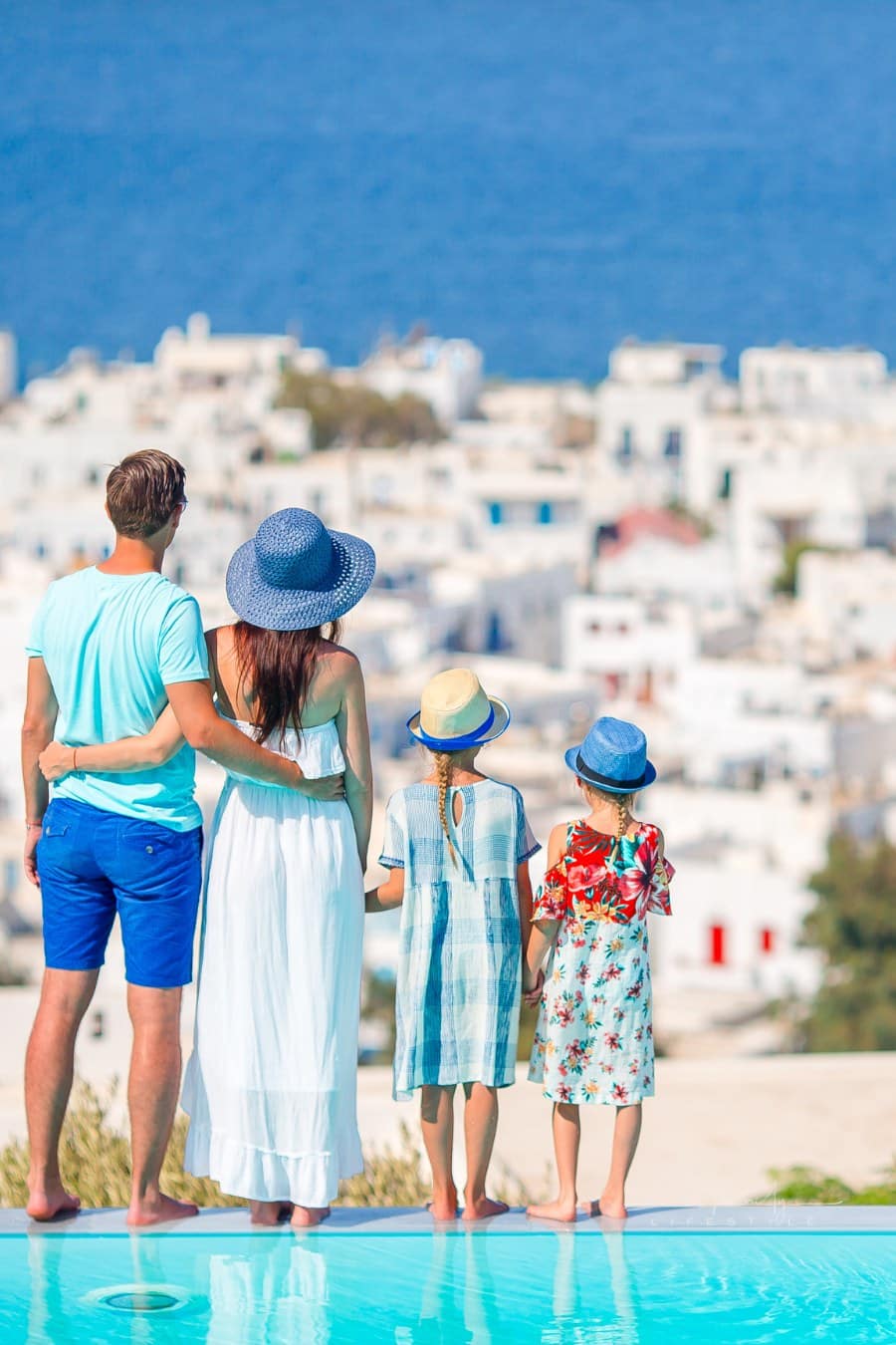 Family Vacation in Mediterranean Island