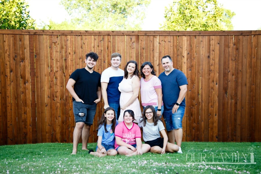 filled with big family smiles