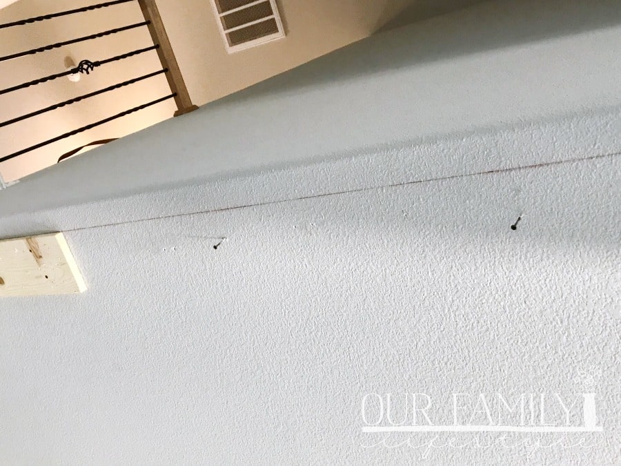 finding joists for faux ceiling beams