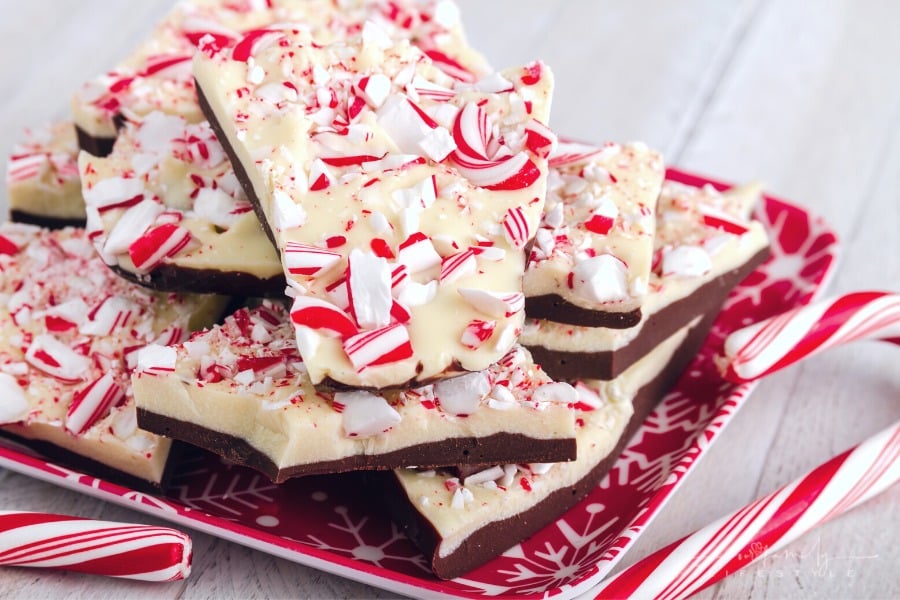 peppermint candy bark