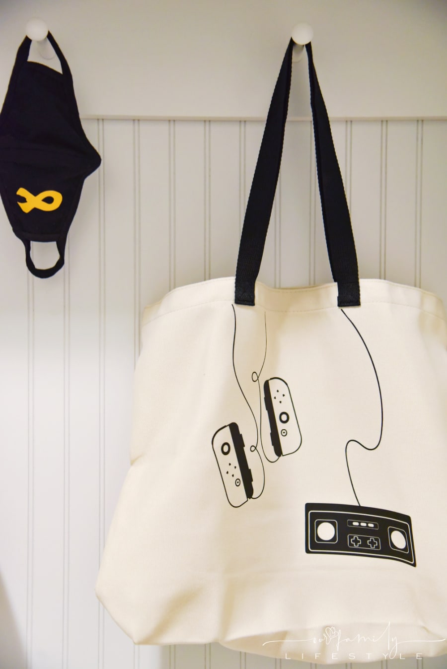 gamer tote bag using Cricut Design Space