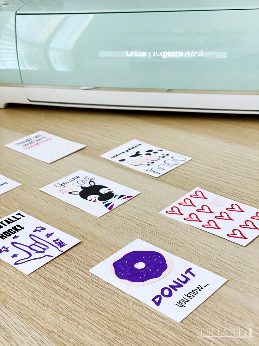 handmade Valentines for kids with Cricut