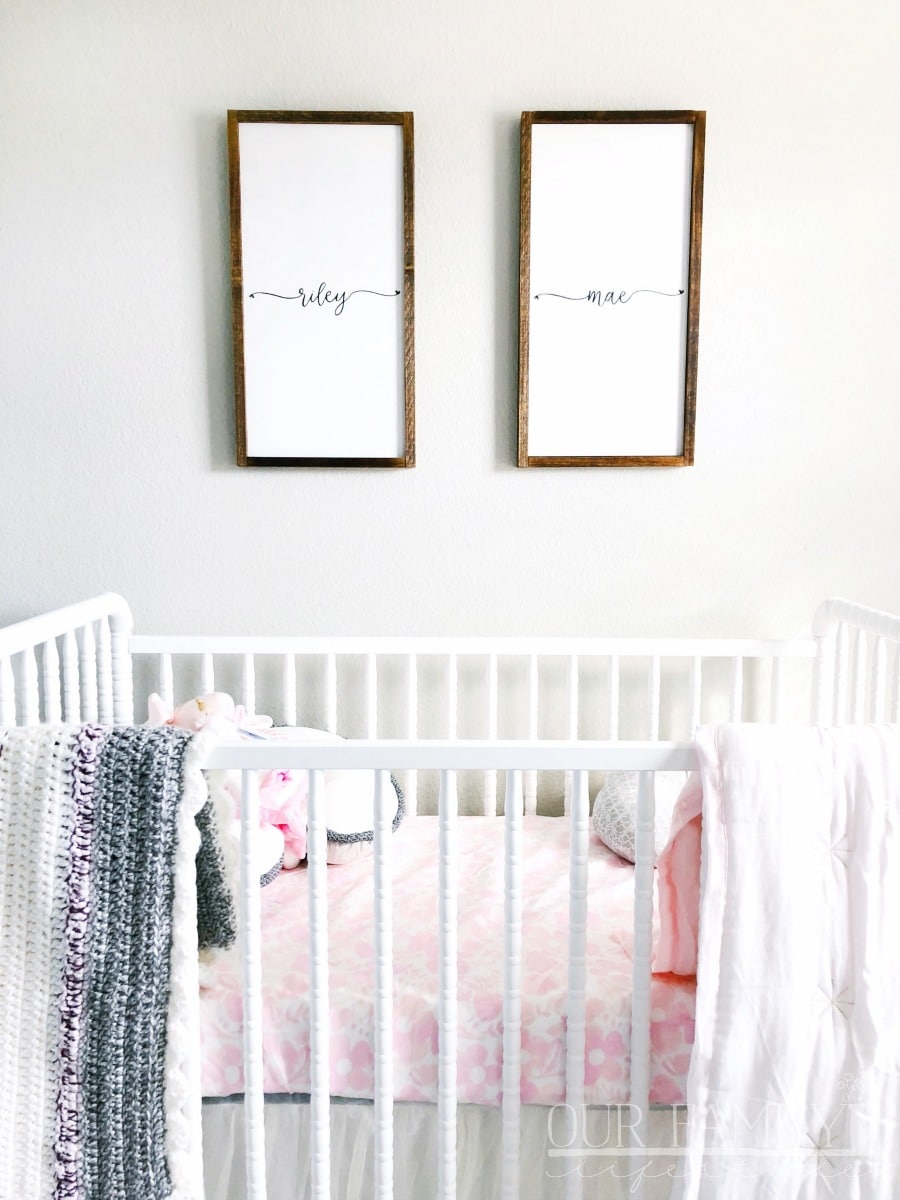 handmade wooden signs for nursery