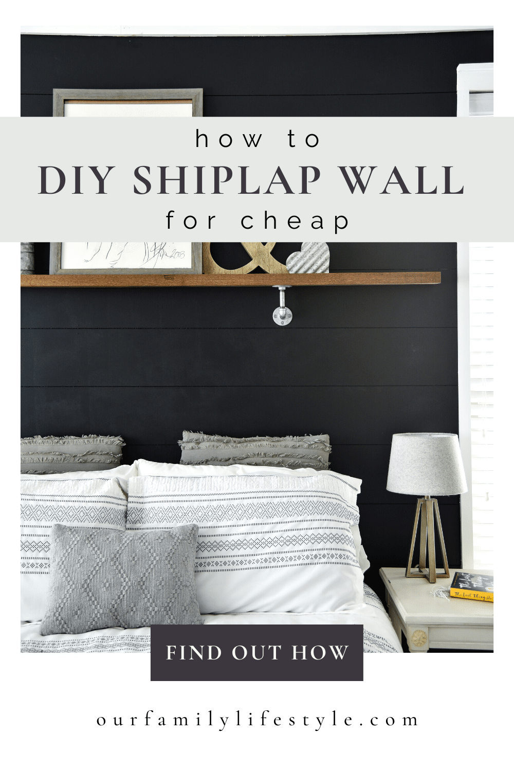 How to DIY a Shiplap Accent Wall for Cheap - OFL