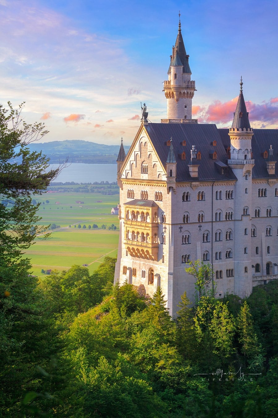 Neuschwanstein Castle in Bavaria, Germany
