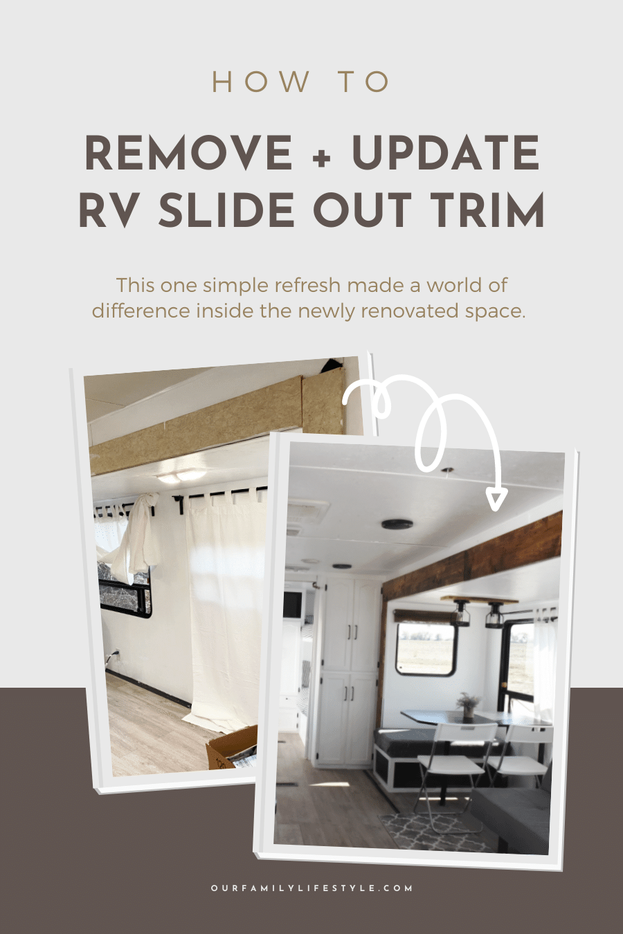 How to Remove + Update RV Slide Out Trim
