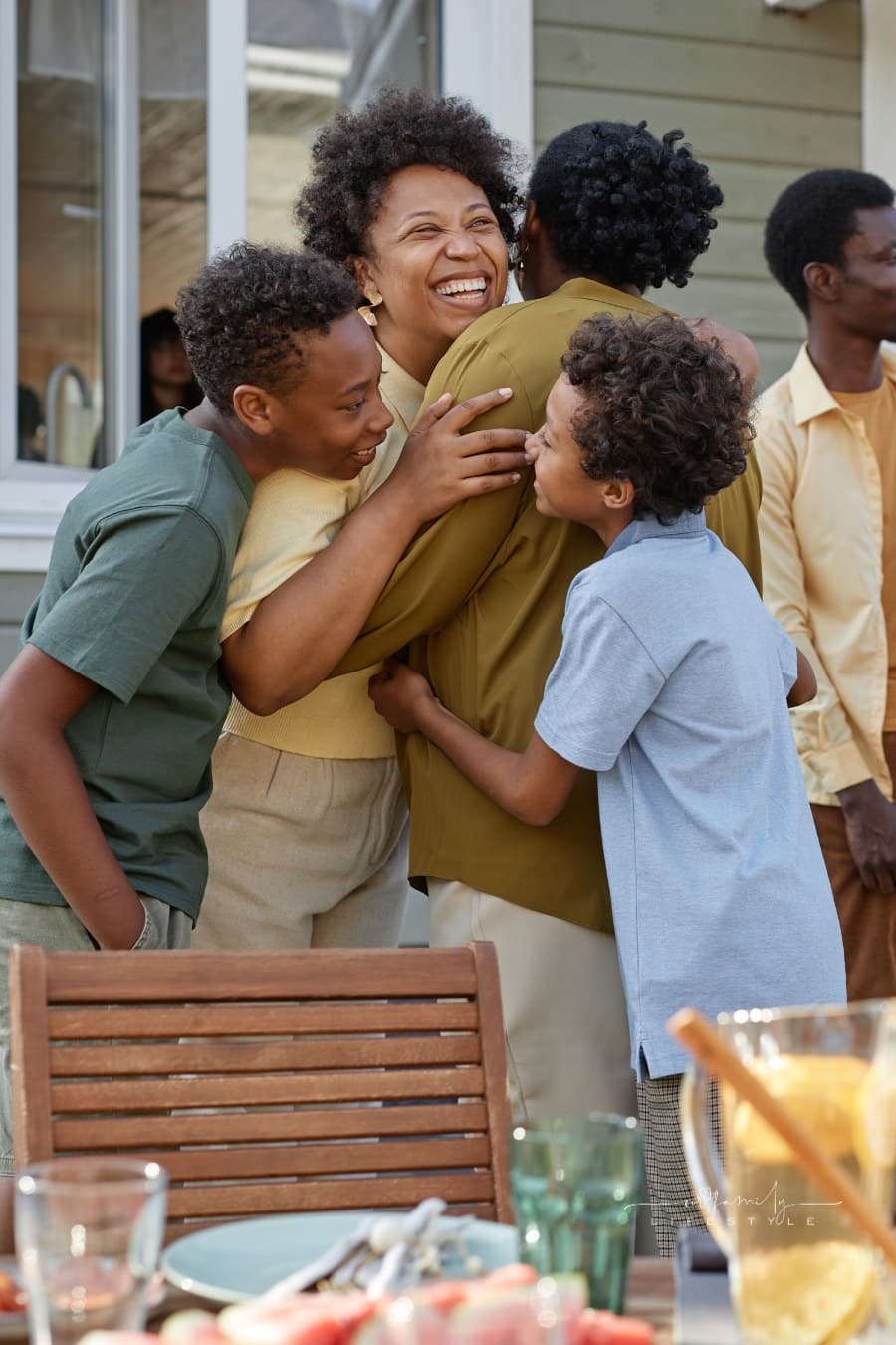 African American Family Gathering for Party