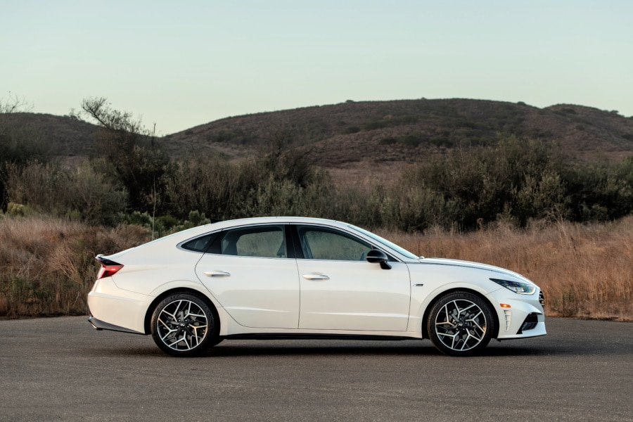 Hyundai Sonata N Line Mountain Side