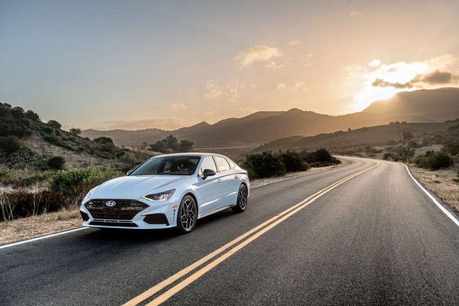 Hyundai Sonata Sun Set
