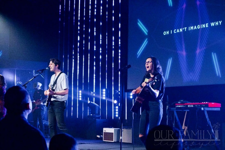 Jaden Faith performing at church