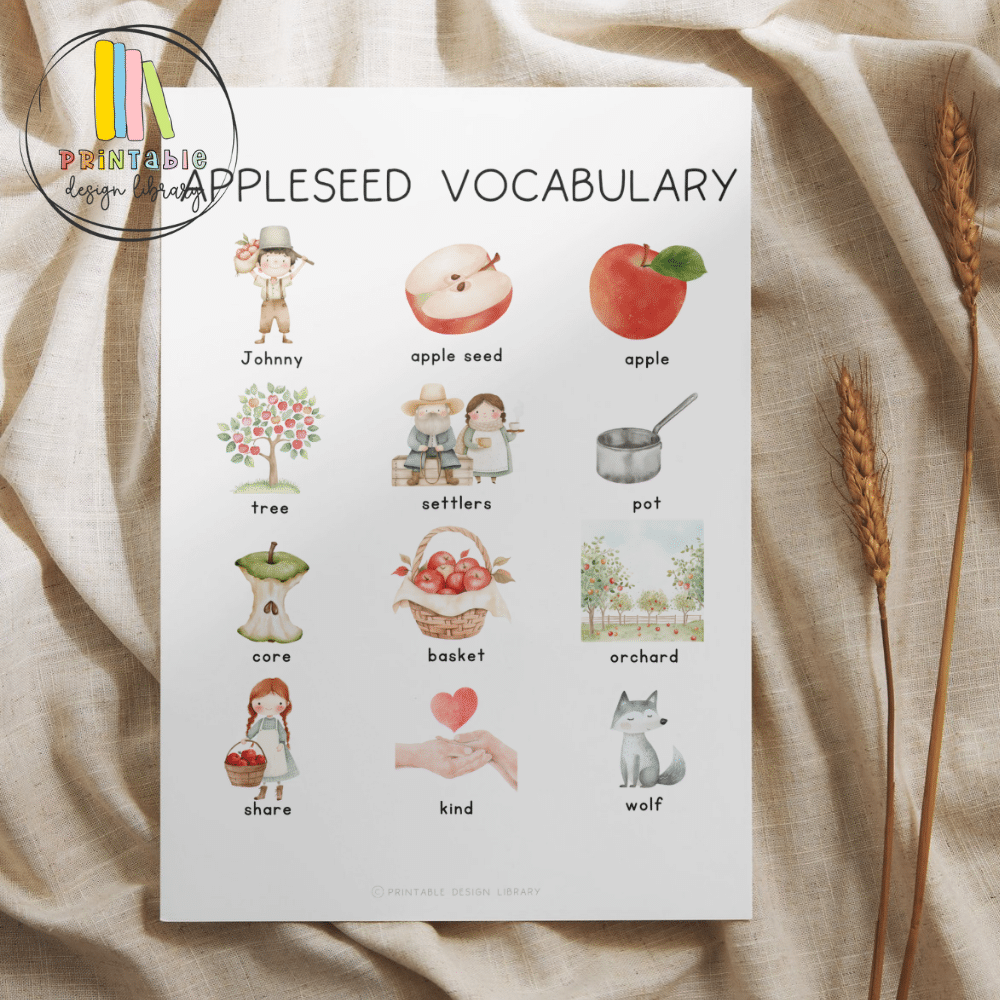Johnny Appleseed worksheets