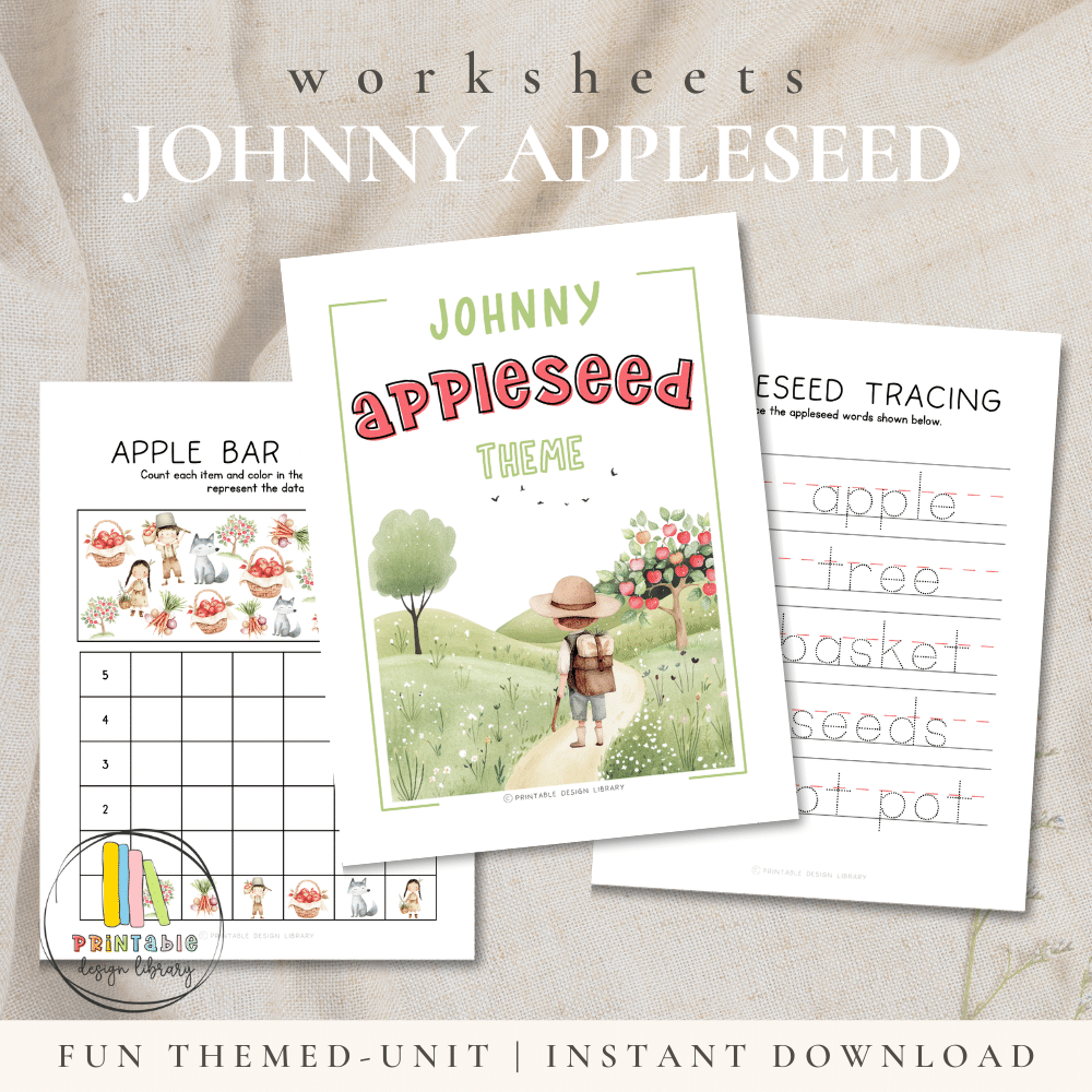 Johnny Appleseed Worksheets