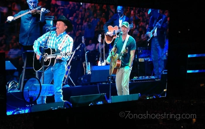 Kenny Chesney and George Strait