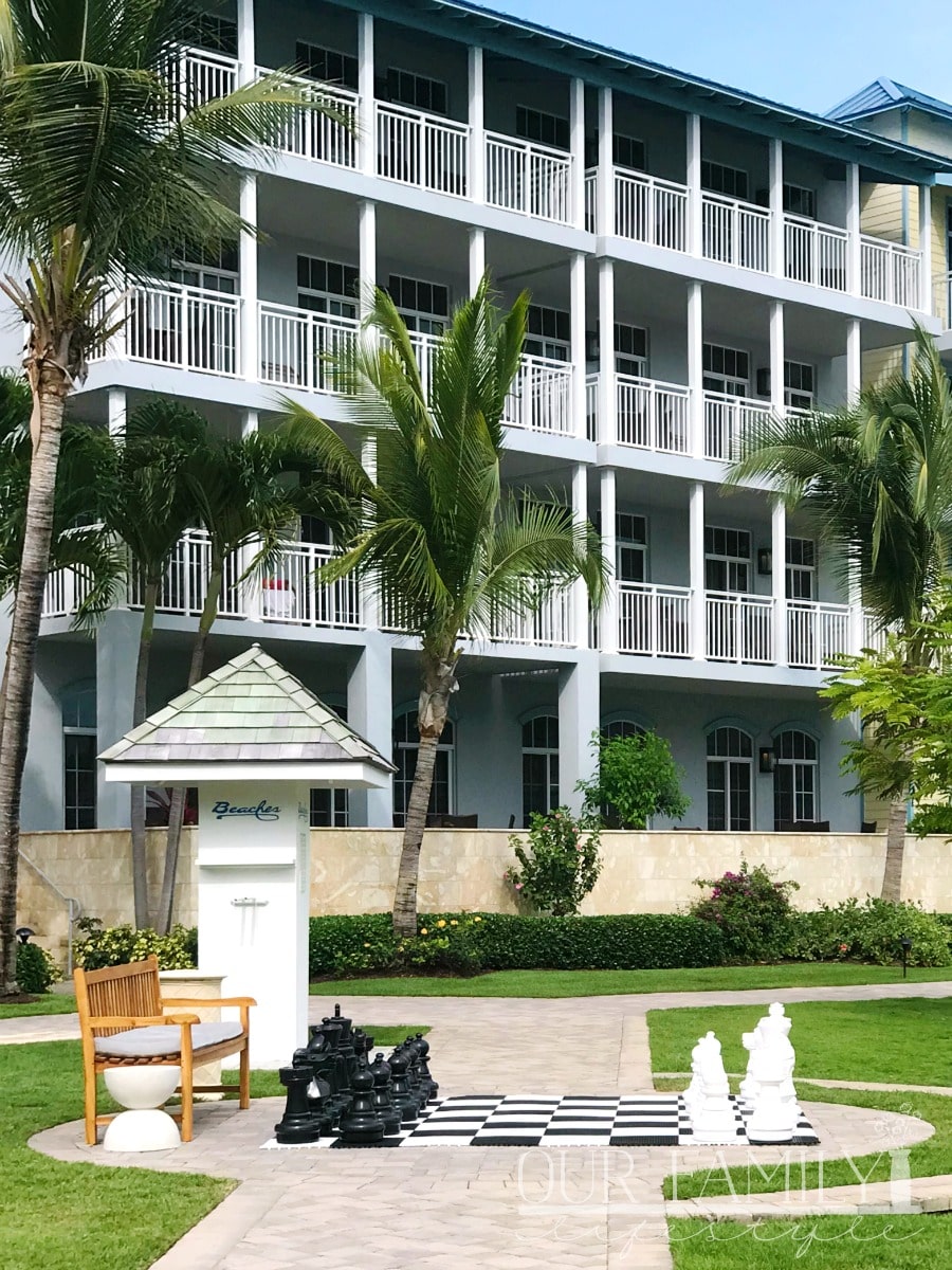 lawn activities at Beaches