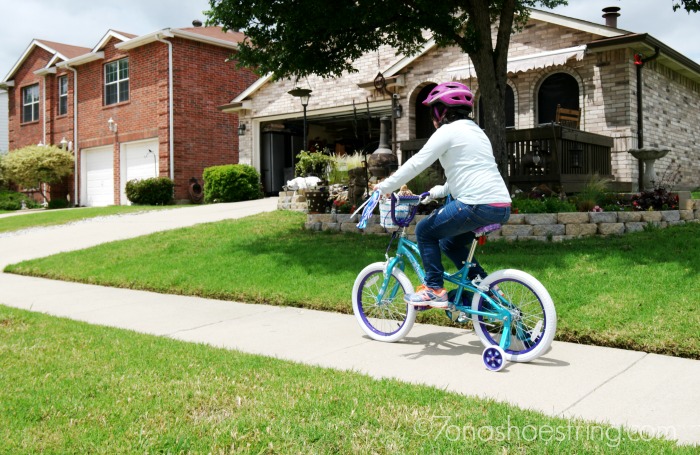 teaching your child to ride a bike