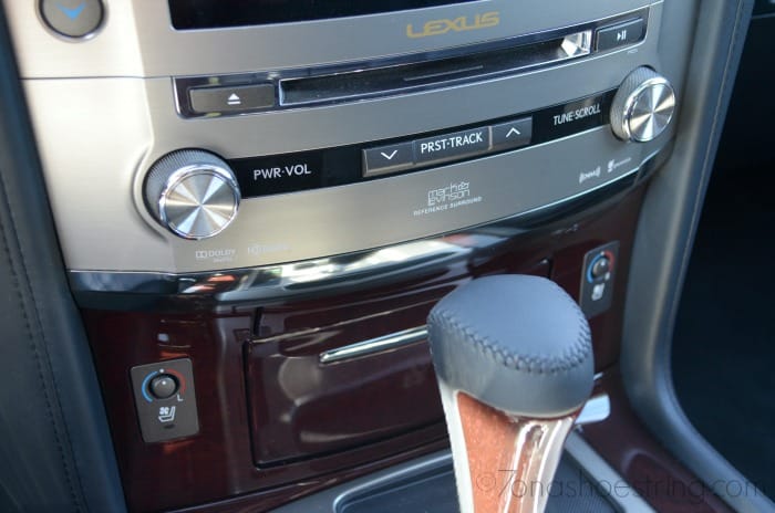 Lexus mahogany wood interior trim