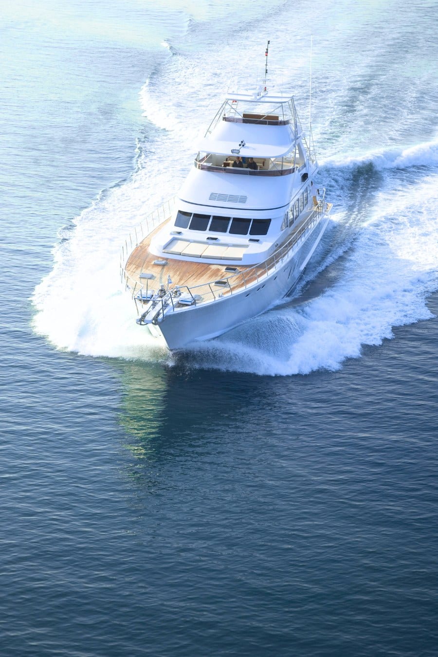 yacht cruising across open waters