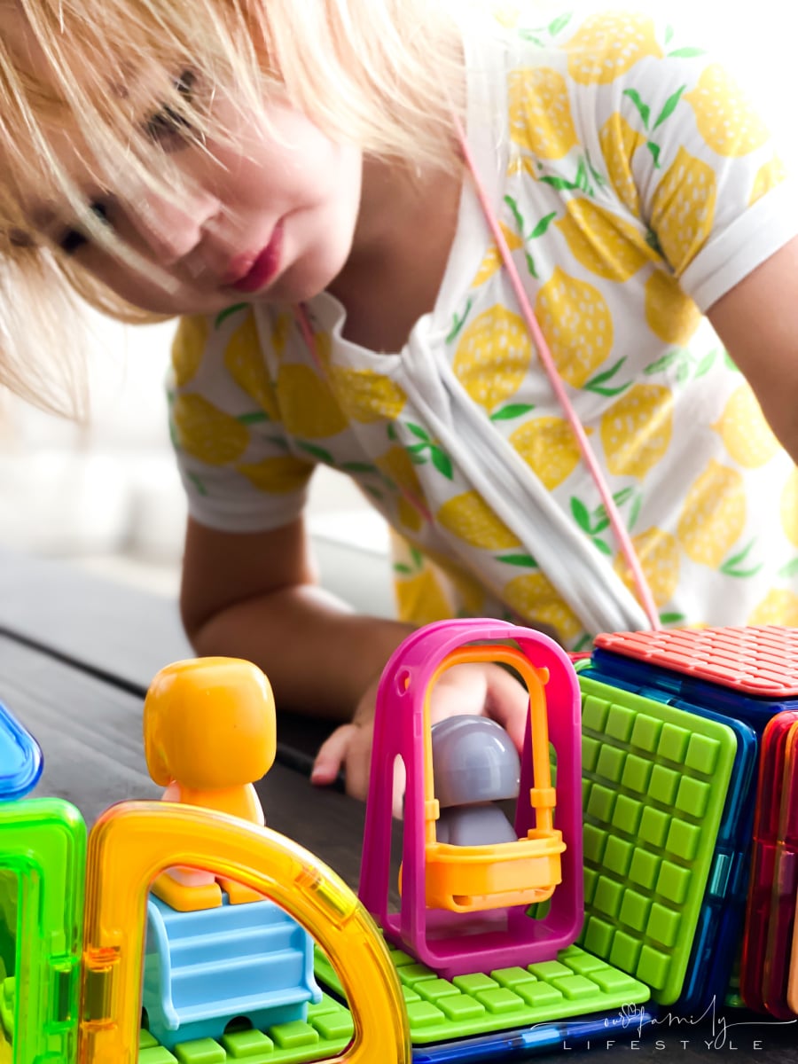 Magformers Backyard Adventure Set toddler creative play