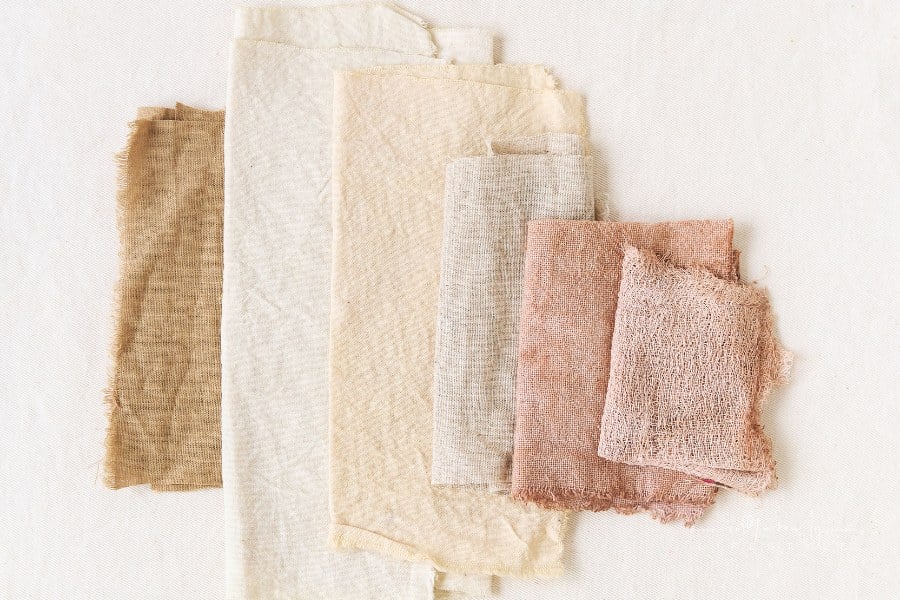 Assorted Neutral Linen Cloths