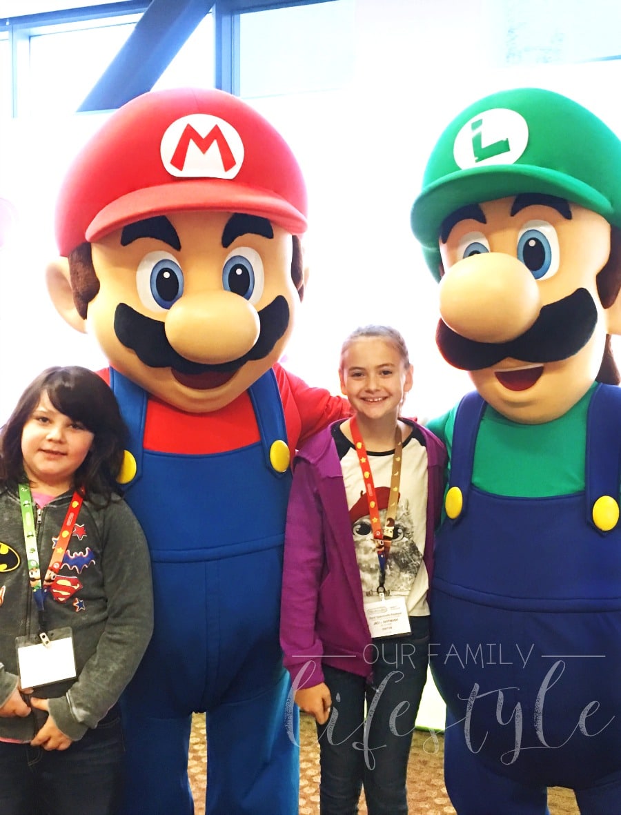 Mario and Luigi at Nintendo HQ